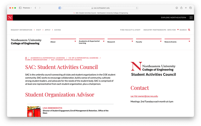COE Student Activities Council